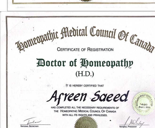 Additional Certification
